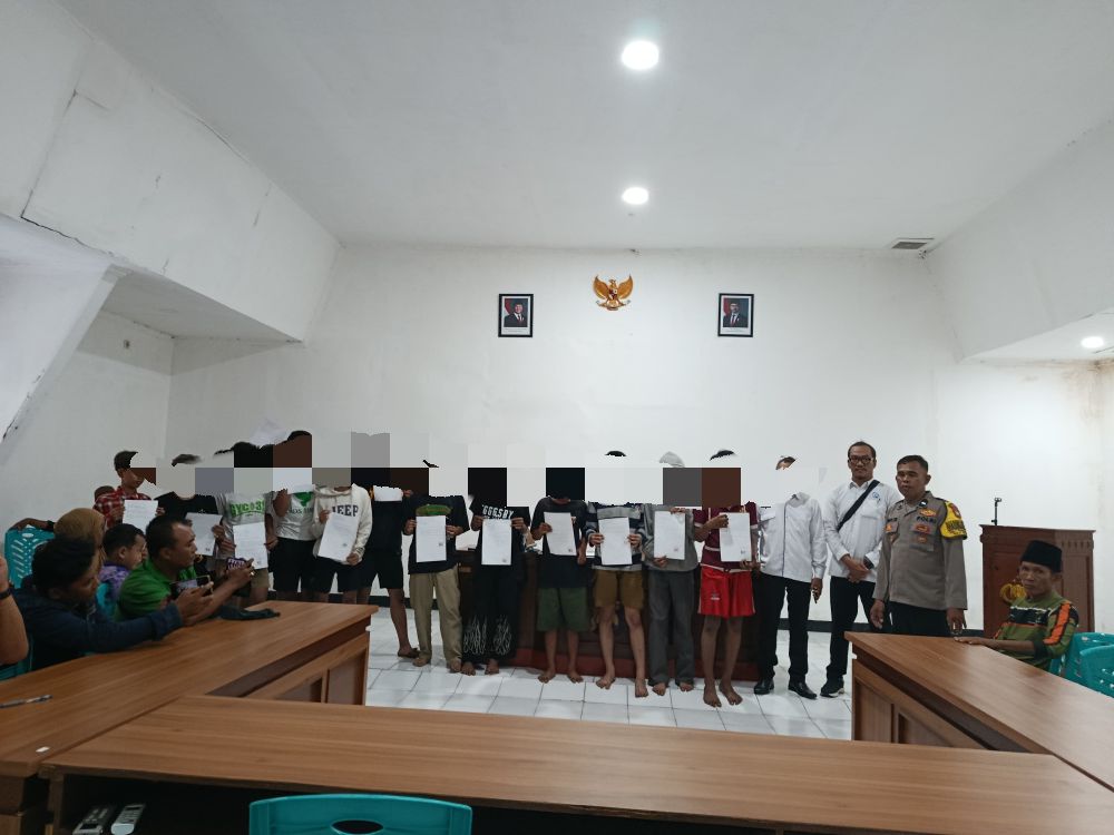 Terciduk Hendak Tawuran di Bubutan, Belasan Remaja Dapat Pembinaan