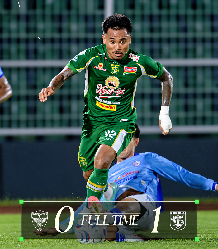 Persebaya Tekuk Isen Mulang Kalteng FC 1-0, Bajul Ijo Naik ke Posisi Empat