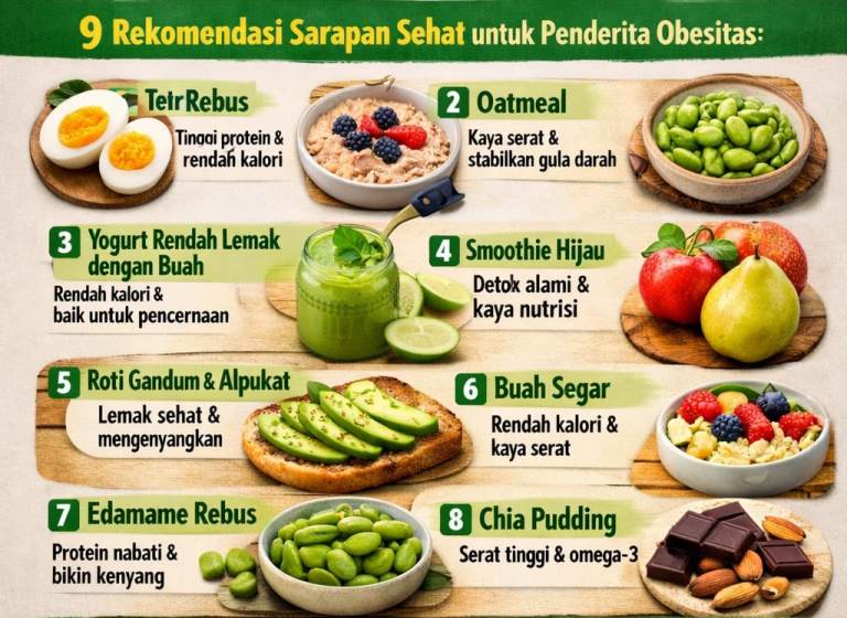 Sarapan Sehat Jadi Kunci Diet Efektif bagi Penderita Obesitas