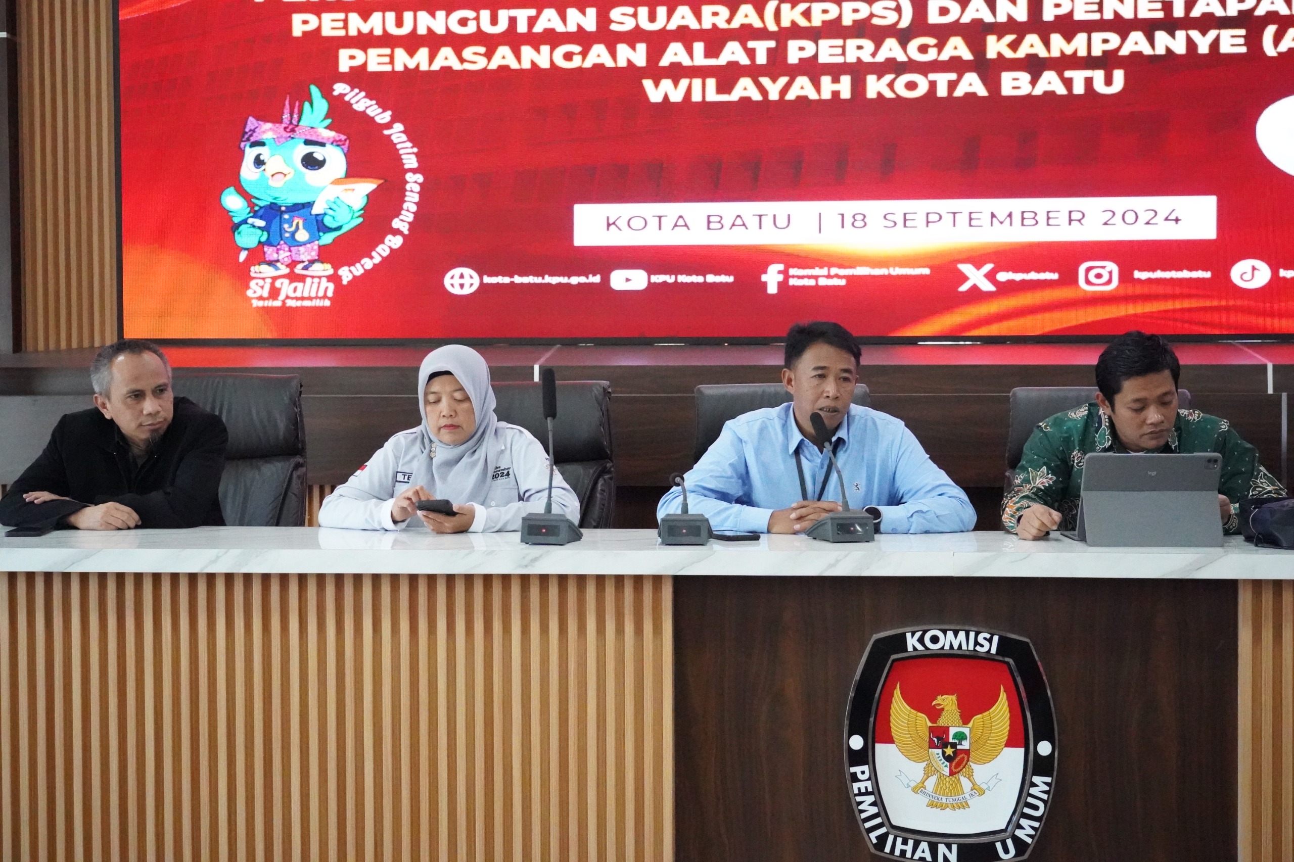 KPU Kota Batu Rakor Pembentukan KPPS Pilkada Serentak 2024