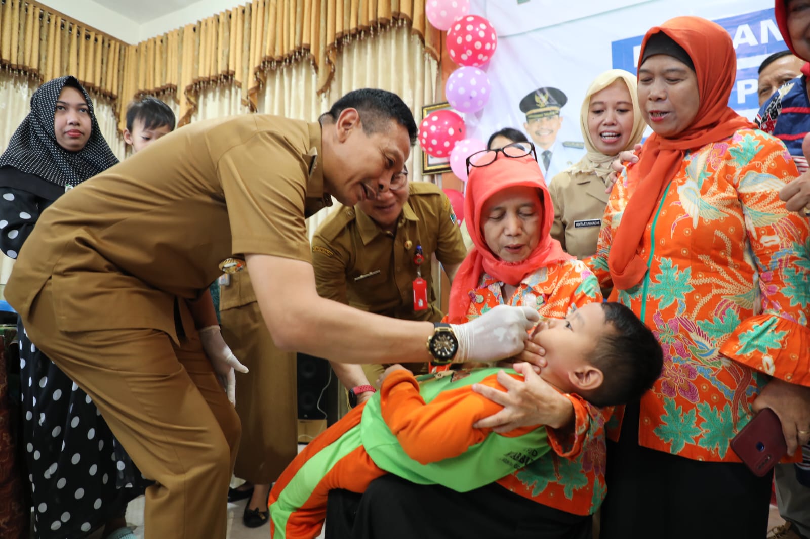 Canangkan Sub PIN Polio, Pj Wali Kota Malang Harap Tingkatkan Derajat Kesehatan