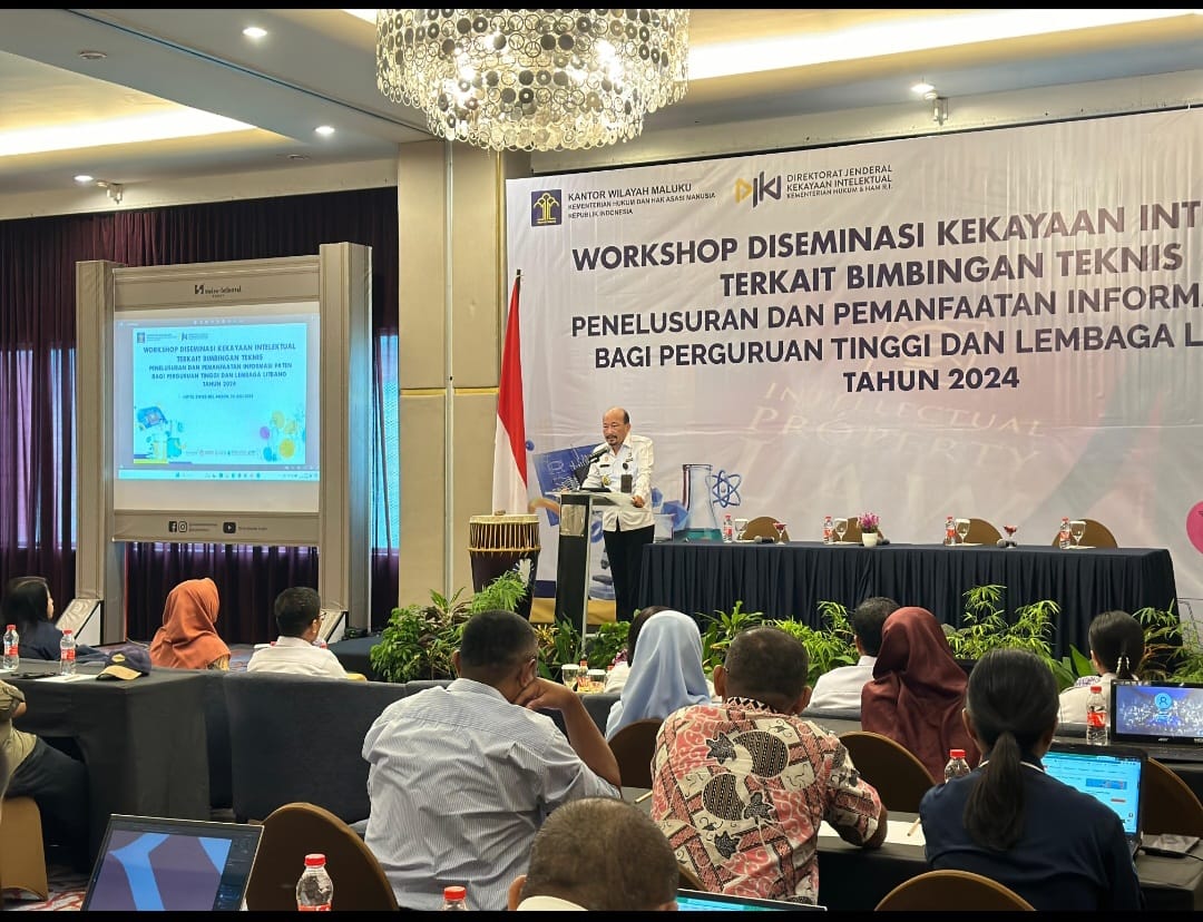 Dukung Invensi dan Inovasi, Kemenkumham Maluku Gelar Bimtek Penelusuran dan Pemanfaatan Informasi Paten