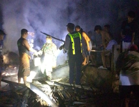 Kandang Sapi di Babat Lamongan Terbakar, 4 Ekor Sapi Mati Terpanggang