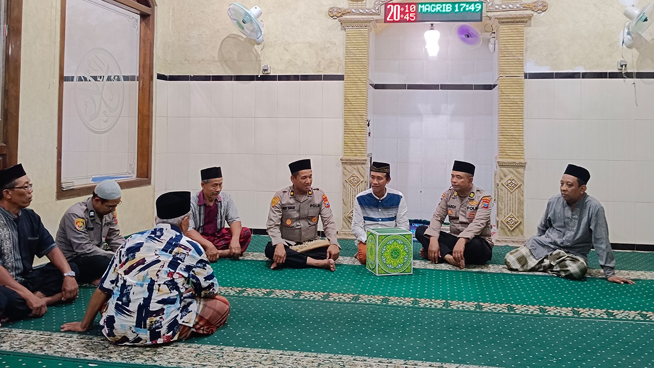 Kabag SDM Polresta Sidoarjo Safari Ramadan