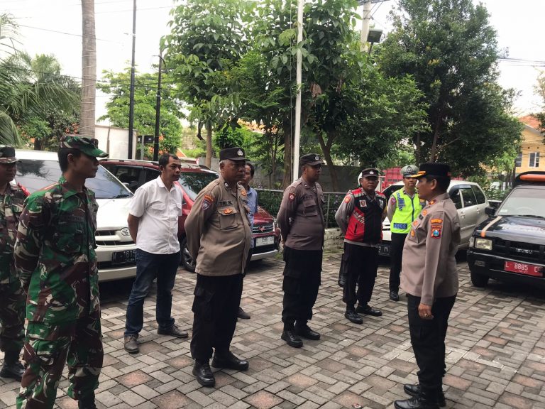 Apel Pengamanan Rapat Pleno PPK Rungkut Dipastikan Aman