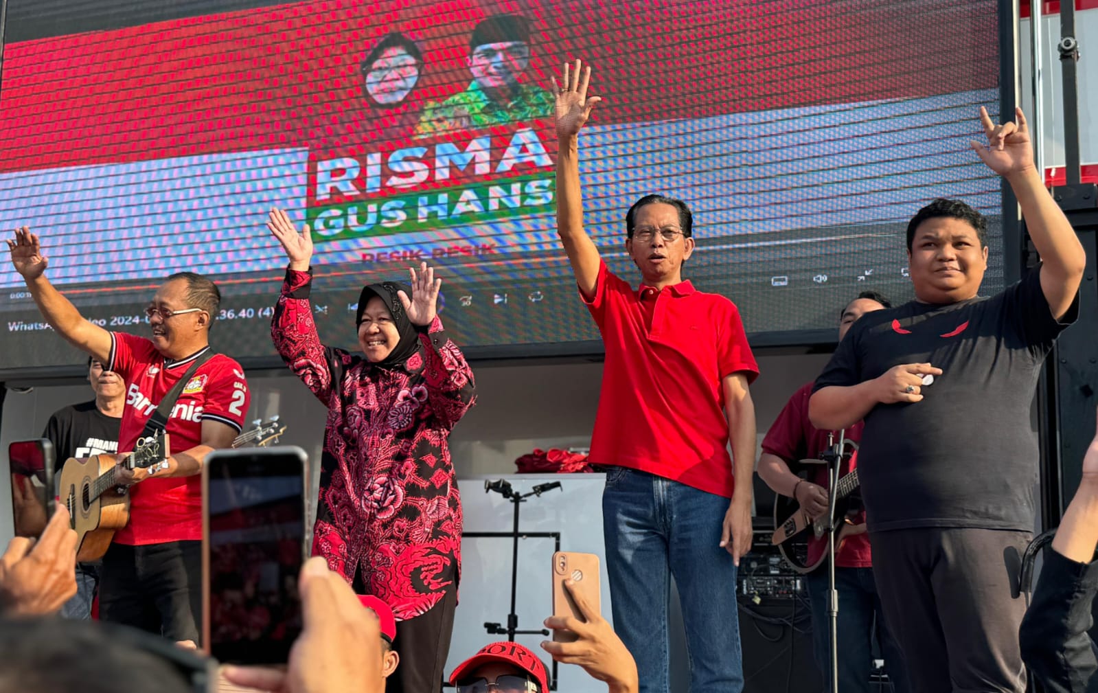 Siap All Out, PDI-P Surabaya dalam Satu Tarikan Nafas Gencarkan Risma-Gus Hans dan Eri-Armuji