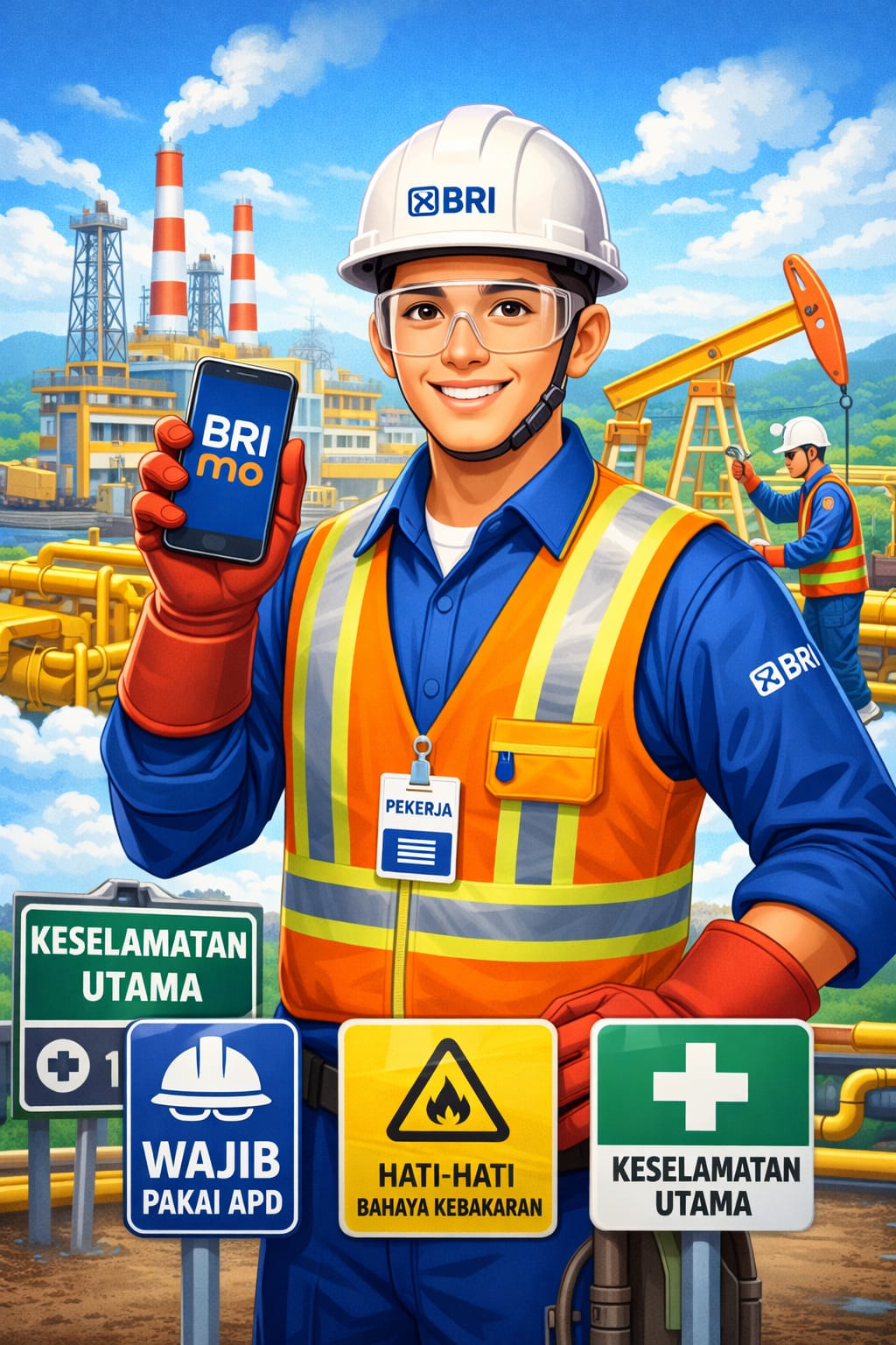 Safety Mode BRImo Tingkatkan Keamanan Transaksi Pekerja Migas di Bojonegoro