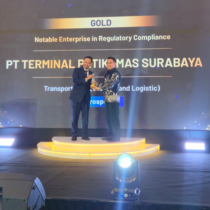 PT Terminal Petikemas Surabaya Raih Penghargaan Gold IRCA 2026