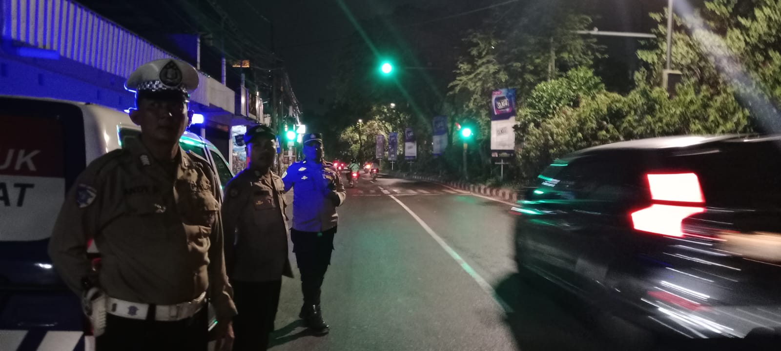 Polsek Sawahan Intensifkan Patroli Blue Light, Cegah Kriminalitas di Malam Hari