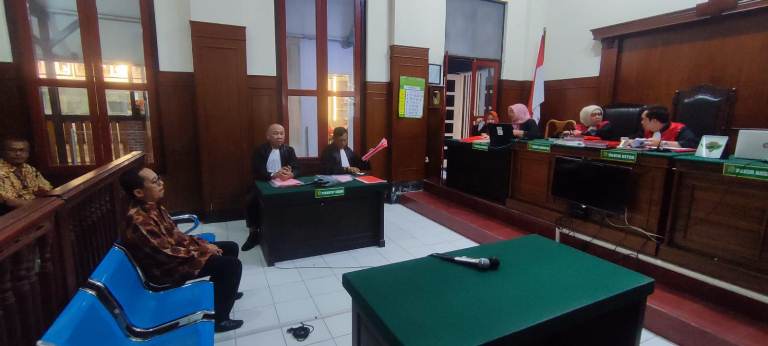 Ajukan Surat Perdamaian, Sidang Vonis Mantan Direktur PT TAS Ditunda