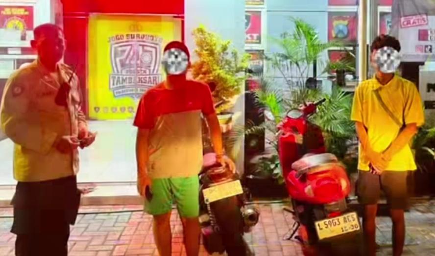 Balap Liar Kenjeran Diobrak Polisi, Puluhan Orang Kabur, 2 Orang Diamankan