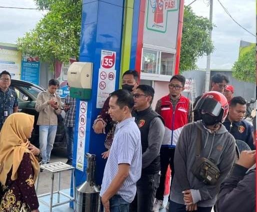 Polres Nganjuk dan Pemkab Turun ke SPBU, Sikapi Keluhan Motor Brebet yang Viral di Medsos