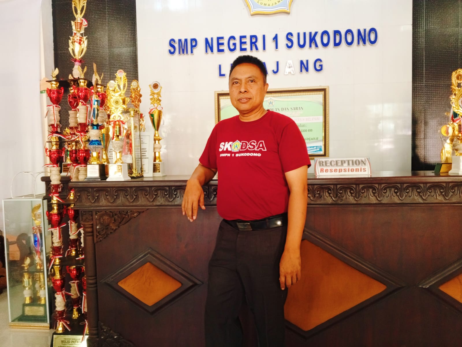 Sosok Kreator di Balik Sukses SMPN I Sukodono Sabet Juara I Lomba PBB Se-Kabupaten Lumajang