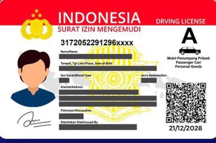 Format SIM Baru Indonesia yang Bisa Dipakai di Luar Negeri