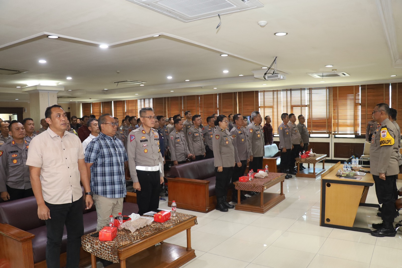 Siap Amankan Pilkada, Polres Pelabuhan Tanjung Perak Gelar Latihan Pra Operasi Mantap Praja Semeru 2024 