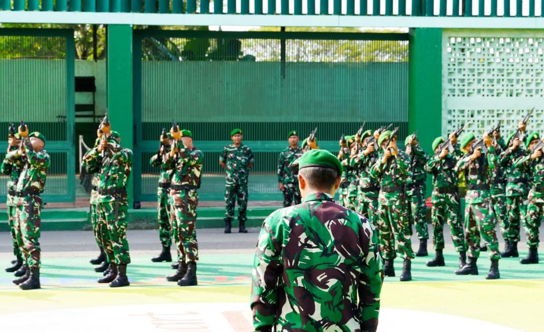 Tim Waslakgiat Kodiklat Angkatan Darat Pantau Permildas Kodim Bojonegoro