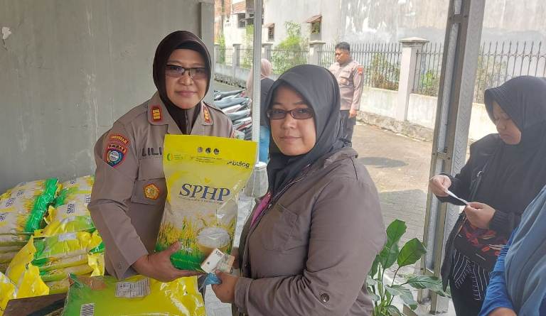 36 Ton Beras Murah Polresta Malang Kota, Jaga Stabilitas Harga Pangan