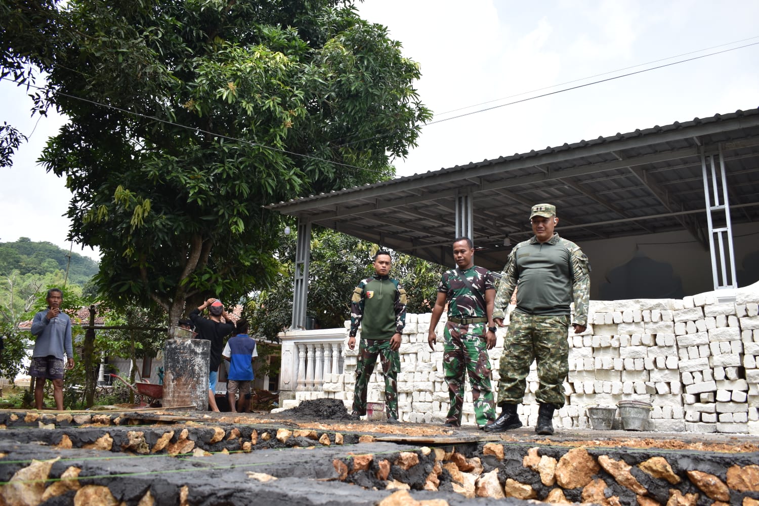 Dansatgas TMMD 127 Tinjau Progres, Partisipasi Warga Menguat