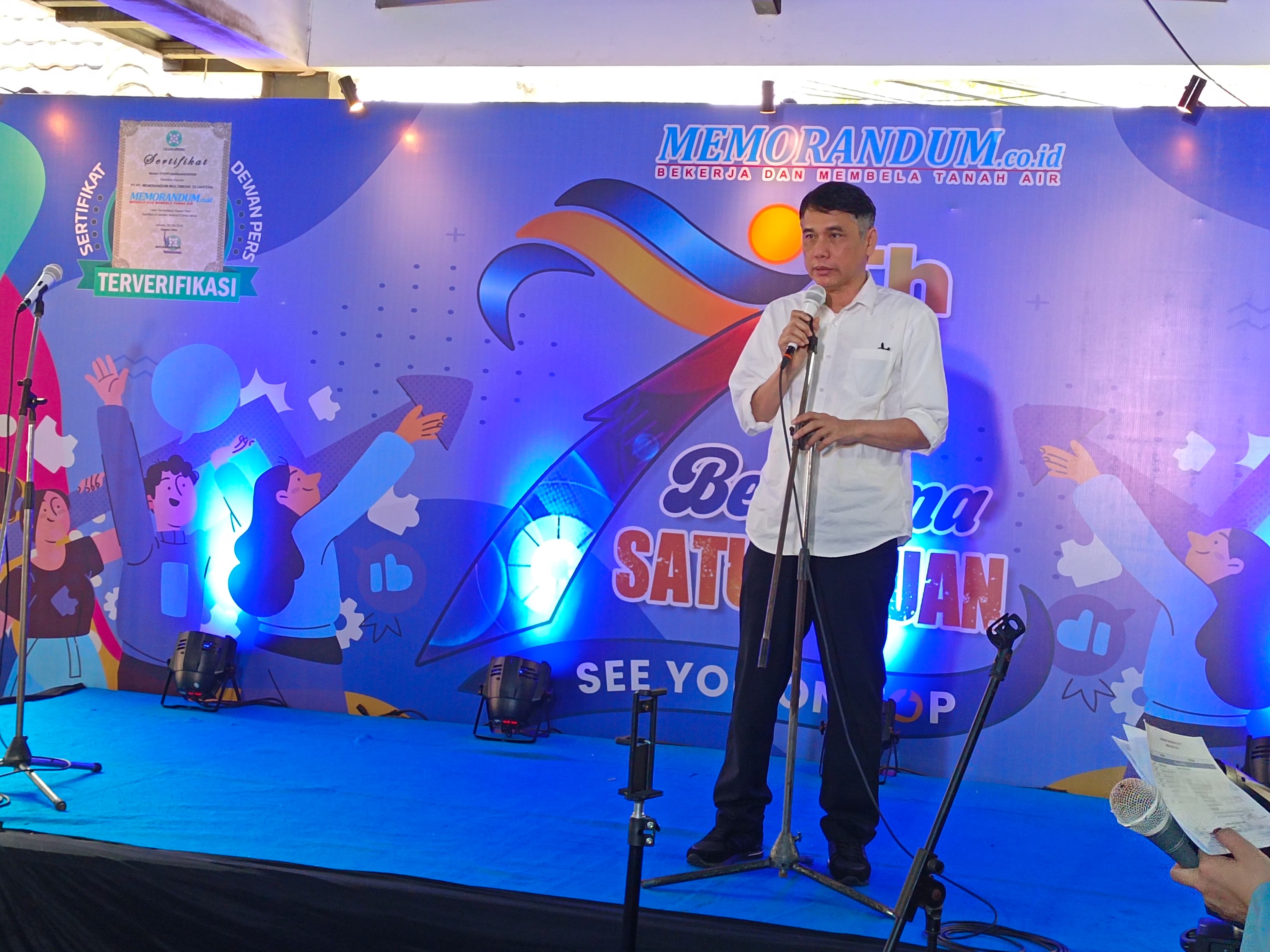 Hadiri HUT Ke-7 memorandum.disway.id, Kakanwil Kemenham Jatim Tegaskan Komitmen Terkait Layanan Bantuan HAM