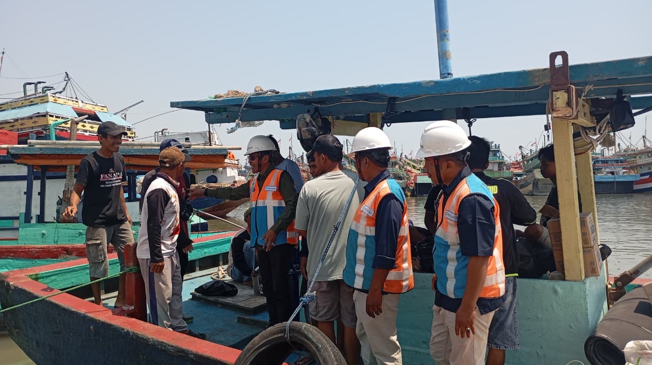 Cegah Kebakaran di Pelabuhan, GM Pelindo Tegal Sidak Kapal Bersandar