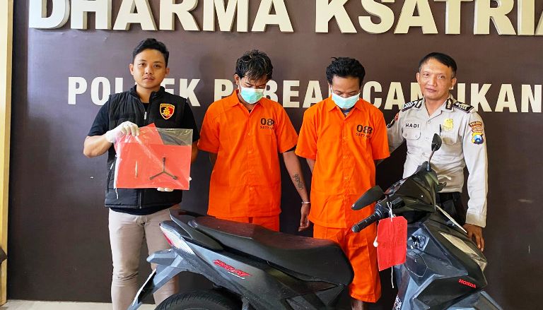 Komplotan Pencuri Motor Admin Toko Listrik Jagalan Surabaya Diringkus, Satu Pelaku Sempat Buron