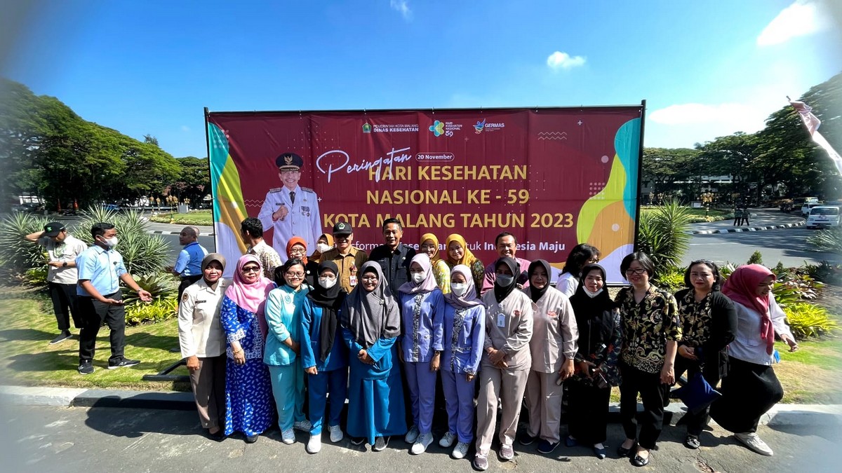Peringatan HKN, Pj Walikota Malang Tekankan Pentingnya Enam Pilar Transformasi Kesehatan 