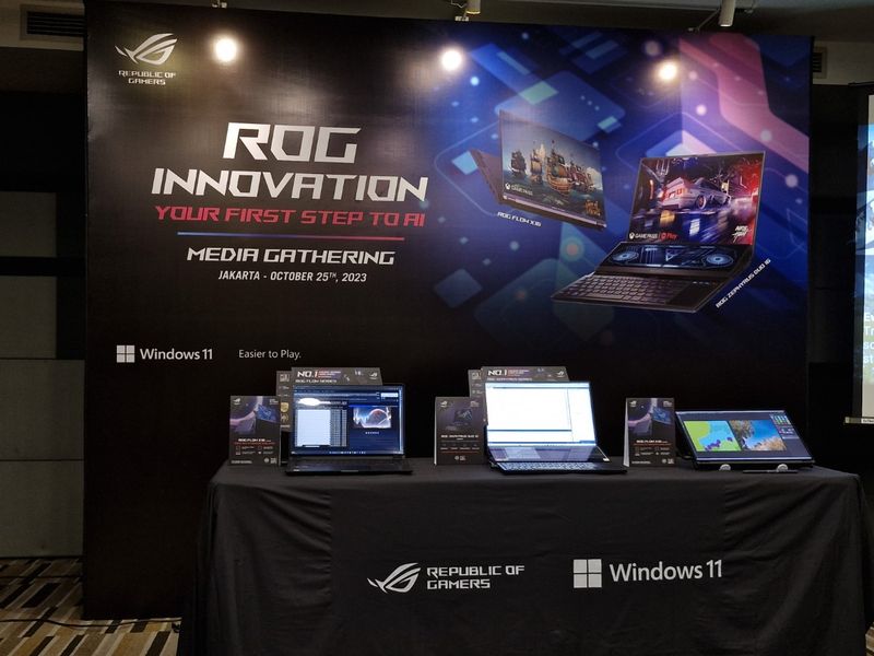 Laptop Gaming Asus ROG Kini Dilengkapi Fitur Berbasis Teknologi AI