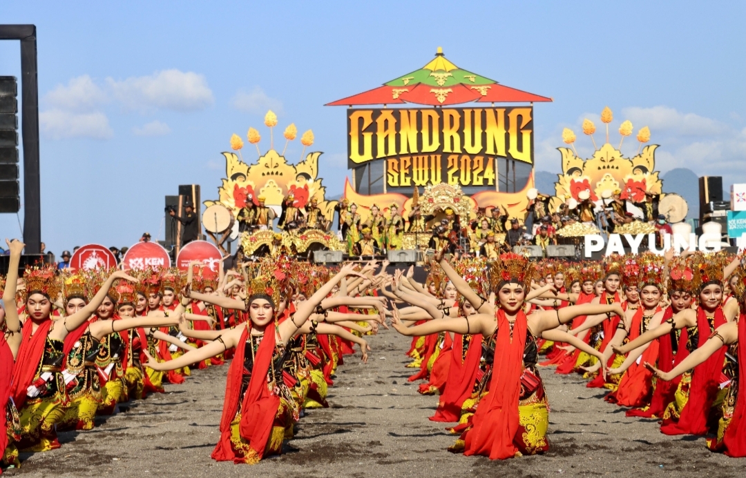 Semarak Gandrung Sewu, Polresta Banyuwangi Terjunkan Ratusan Personil Pengamanan Situasi Kondusif