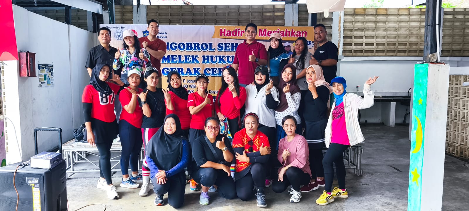 Hendra Sasmita Ajak Warga Perak Barat Hidup Sehat dan Sadar Hukum