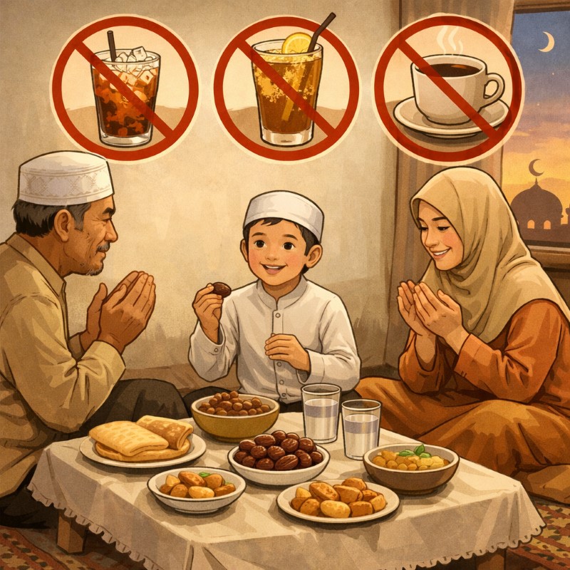 Batasi Minuman Dingin, Teh, dan Kopi