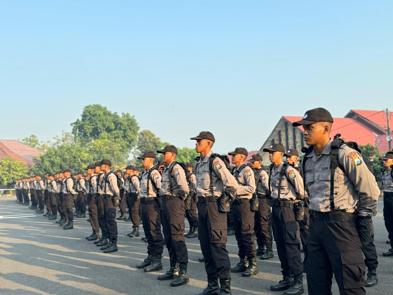 Mengintip Apel Siswa Diktukba SPN Polda Jatim, Serasa Akademi Internasional