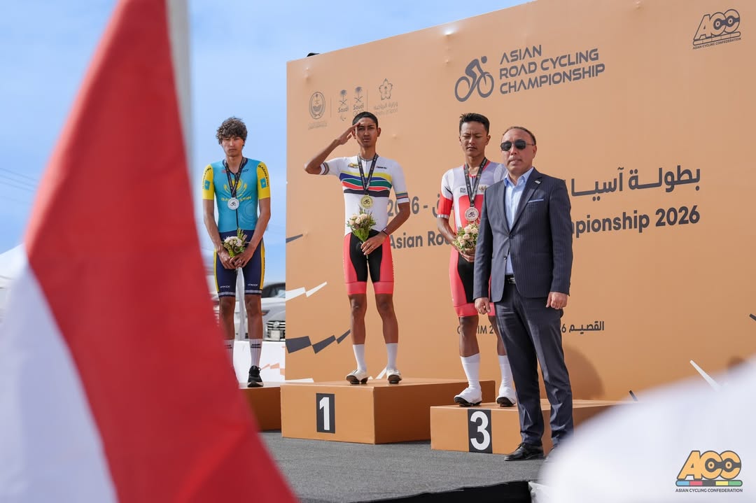 Mahasiswa UIBU Juarai Asian Road Cycling Championship 2026 Arab Saudi