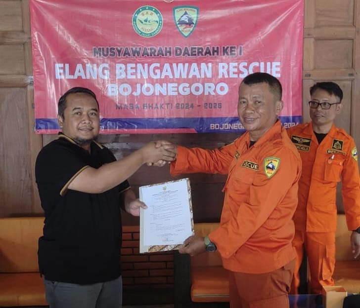 Musyawarah Daerah, Sukirno Nakhodai Elang Bengawan Rescue Bojonegoro Masa Bhakti 2024-2026
