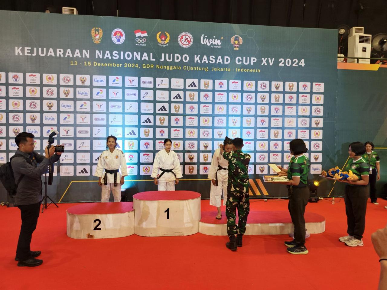 Bripda Maria Berlianda Harumkan Polres Gresik di Kejurnas Judo Kasad Cup XV 2024