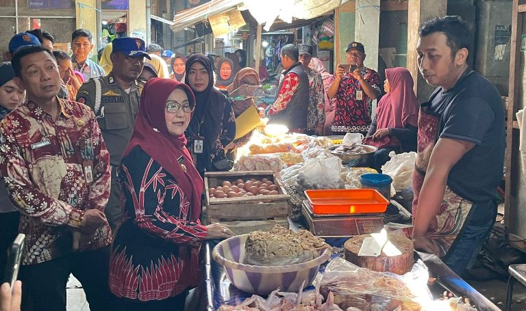 Bupati Magetan Sidak Harga Bapok Jelang Ramadan