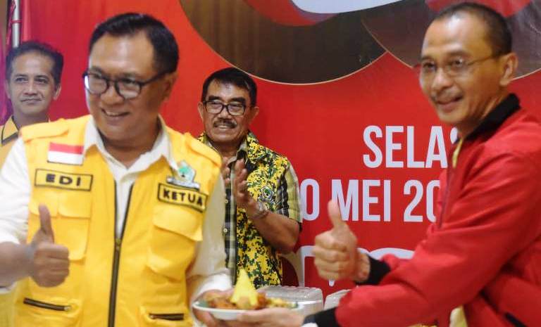 Restu Bung Edi Muluskan Langkah Rudi Nugroho Pimpin Golkar Kota Malang