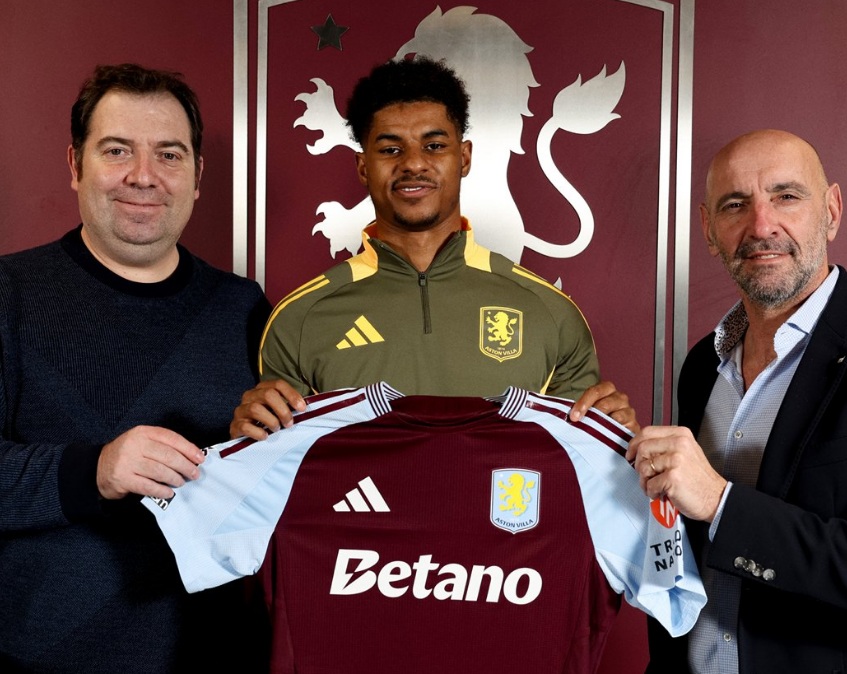 Sempat Dirumorkan ke Barcelona, Marcus Rashford Akhirnya Memilih Aston Villa untuk Sisa Musim Ini