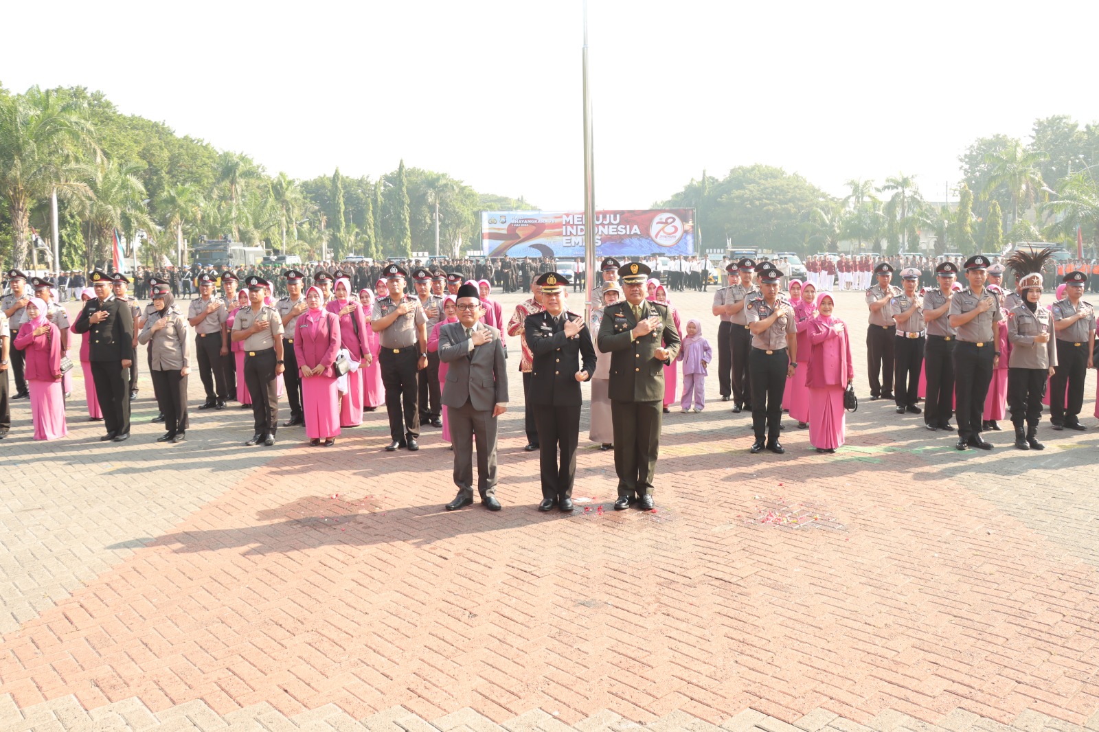 51 Personel Polres Gresik Naik Pangkat di Hari Ulang Tahun Ke-78 Bhayangkara