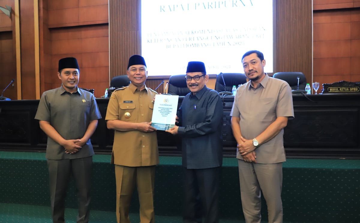 DPRD Jombang Beri Rekomendasi Pj Bupati Terkait LKPj 2023