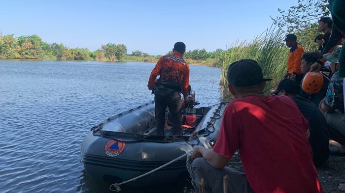 Kail Terseret Ikan, Pemancing Tenggelam di Tambak Putat Lor Gresik 