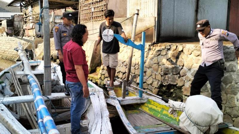 Waspadai Narkoba Jalur Laut, Polsek Kwanyar Sisir Pangkalan Nelayan