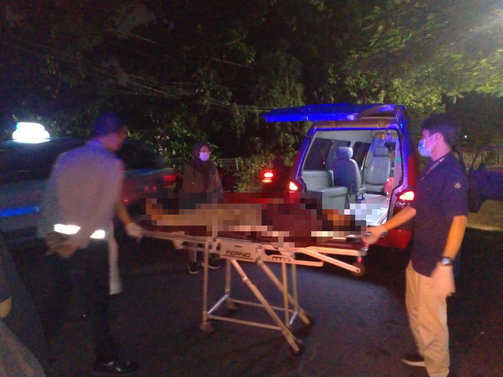 Ngantuk, Pengendara Motor Tewas Tabrak Pembatas Jalan di Kebomas Gresik