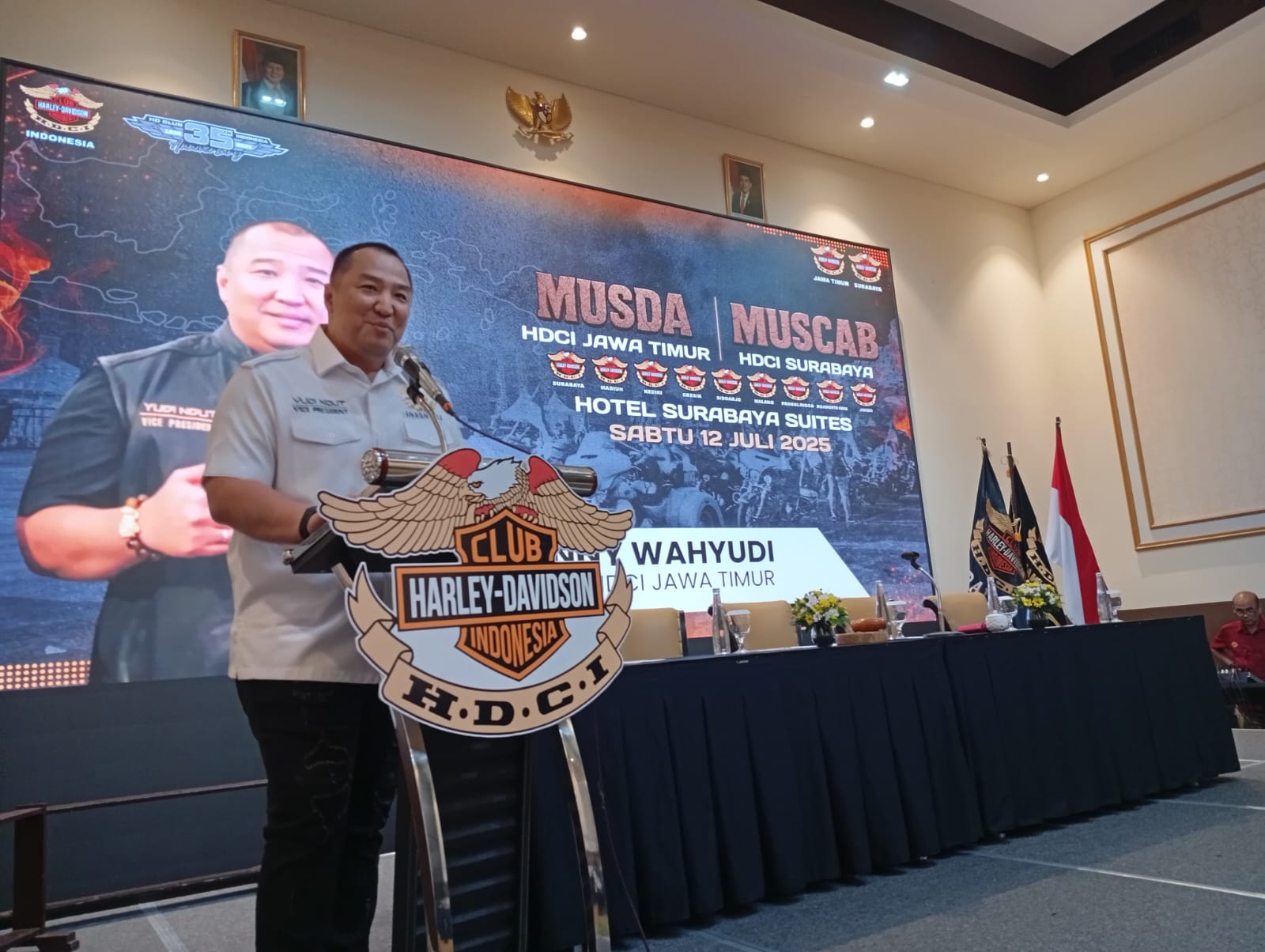 Muscab dan Musda HDCI, Yudi Ndut: Pertahankan Touring dan Perbanyak Baksos