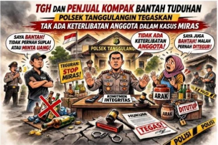 Tidak Ada Keterlibatan Anggota Polisi Dalam Kasus Miras di Tanggulangin Sidoarjo