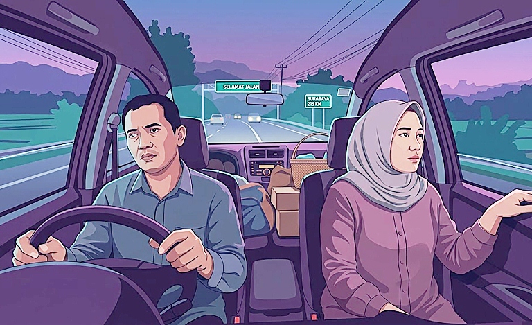 Mudik Bikin Panik: Bulan Memilih Jaga Jarak dari Mertua (3)