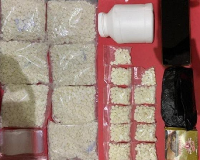 Polres Nganjuk Sita 7.650 Pil Dobel L di Baron, Satu Pengedar Diamankan