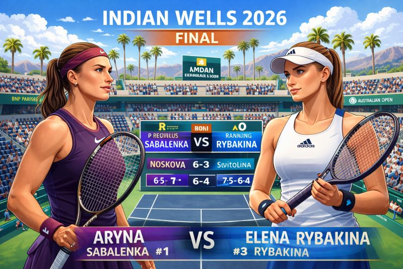 Aryna Sabalenka Melaju ke Final Indian Wells 2026, Siap Balas Kekalahan dari Elena Rybakina
