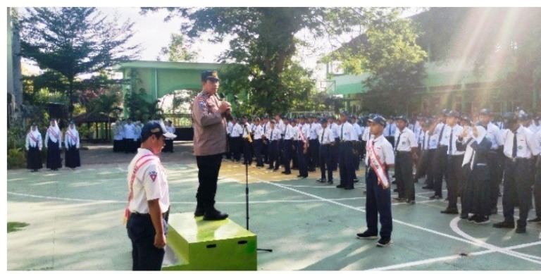 Program Police Go to School Polres Pasuruan, Pelajar Diimbau Waspada Hoaks Medsos