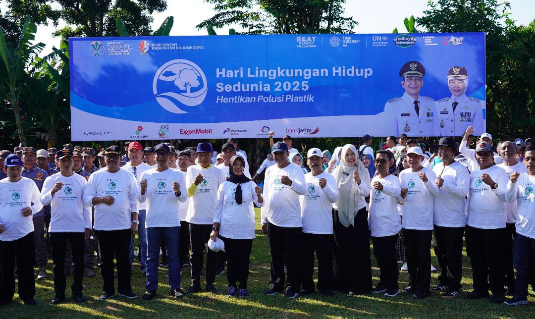 Peringatan Hari Lingkungan Hidup, Bupati Bojonegoro Ajak Lakukan Upaya Bijak dalam Mengelola Sampah