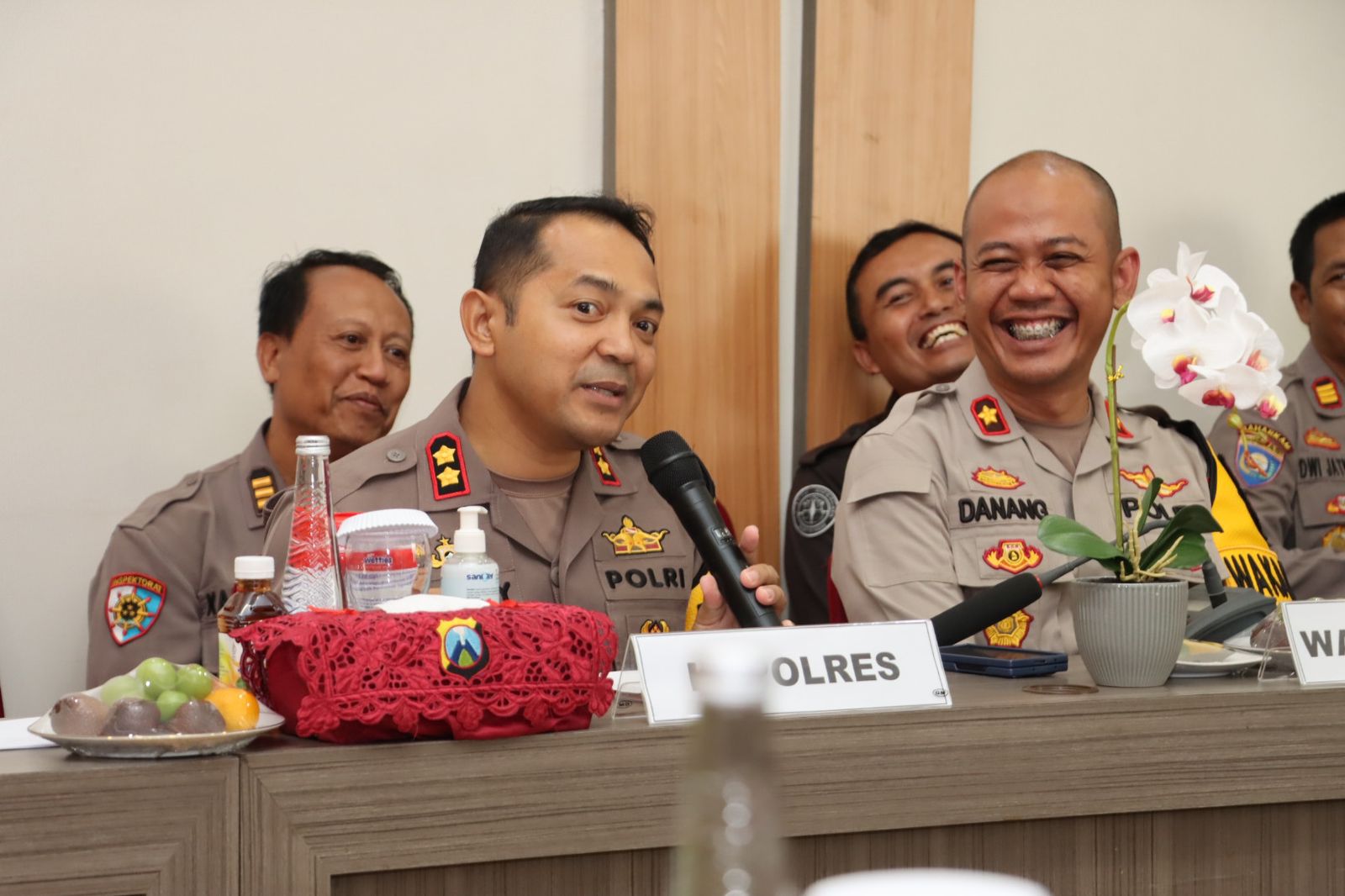 Kapolres Batu Sambut Kunjungan Kerja Komisi A DPRD Provinsi Jatim 